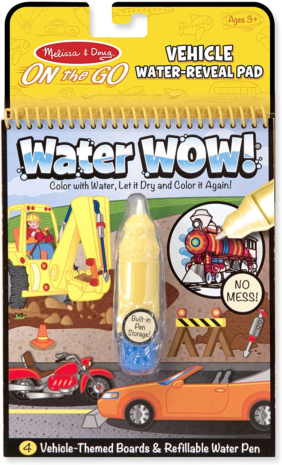 Foto 2 pulgar | Libro de Actividades Melissa & Doug Water-reveal - Venta Internacional