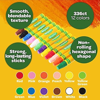 Foto 4 | Pasteles al Óleo Crayola Classpack 336 Unidades - Venta Internacional
