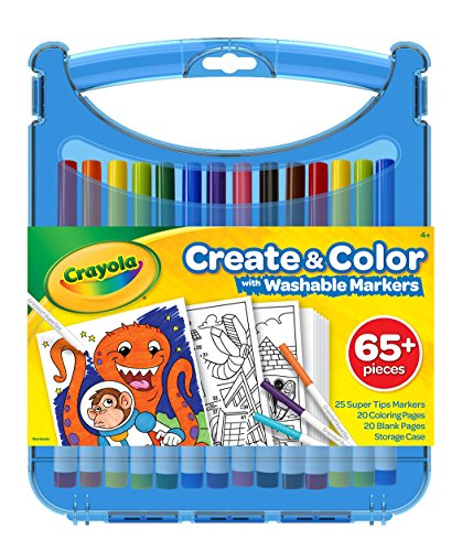 Rotuladores Lavables Crayola Create & Color Super Tips Kit  - Venta Internacional