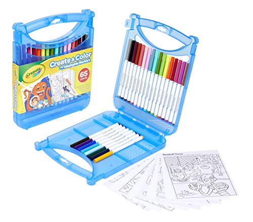 Foto 3 pulgar | Rotuladores Lavables Crayola Create & Color Super Tips Kit  - Venta Internacional