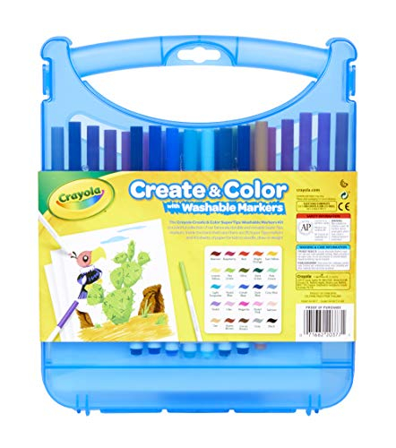 Foto 7 pulgar | Rotuladores Lavables Crayola Create & Color Super Tips Kit  - Venta Internacional