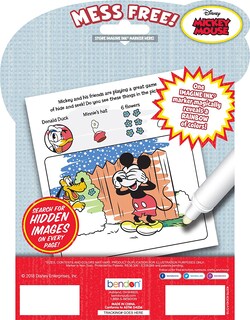 Foto 2 | Libro de Tinta mágica Disney Vintage Mickey Mouse de Bendon 24 páginas - Venta Internacional