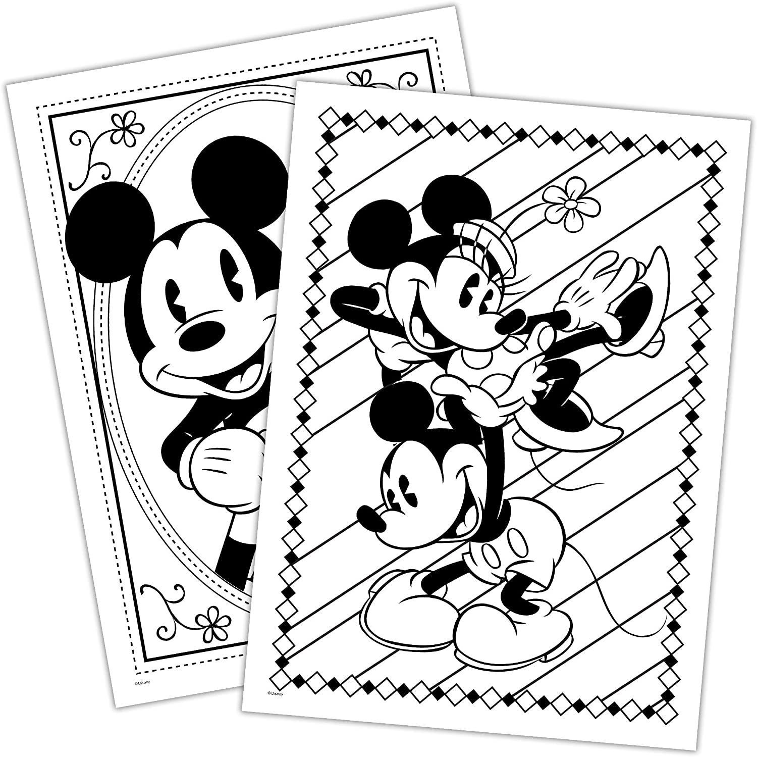 Foto 5 | Libro de Tinta mágica Disney Vintage Mickey Mouse de Bendon 24 páginas - Venta Internacional