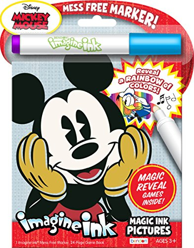 Foto 8 pulgar | Libro de Tinta mágica Disney Vintage Mickey Mouse de Bendon 24 páginas - Venta Internacional