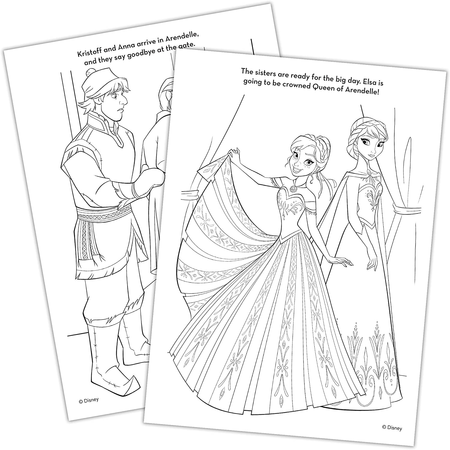 Foto 7 pulgar | Libro de Actividades Disney Frozen 2 para Colorear con 8 Crayones - Venta Internacional