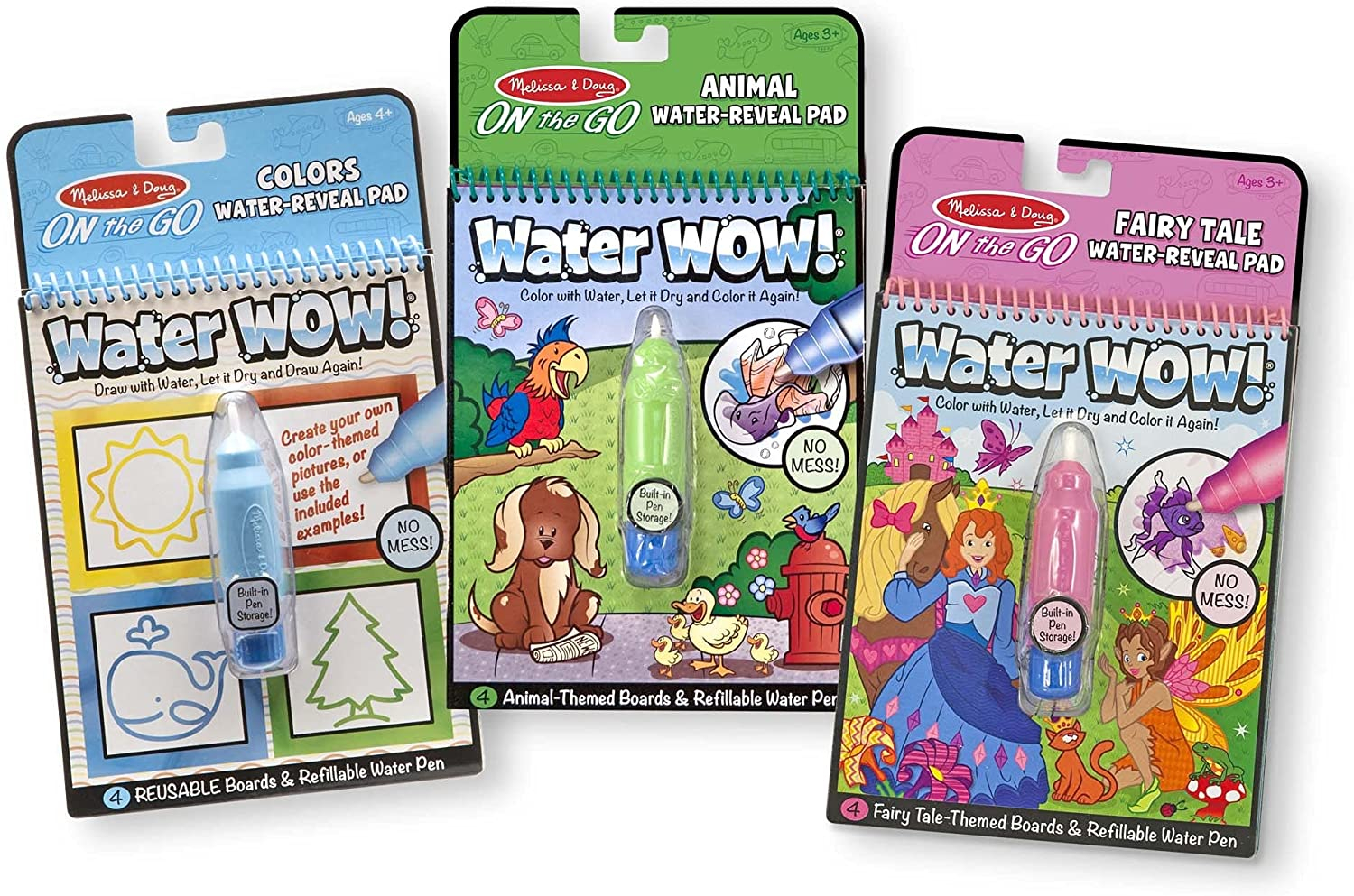 Foto 2 pulgar | Almohadillas De Actividad Melissa & Doug Water Wow - Venta Internacional