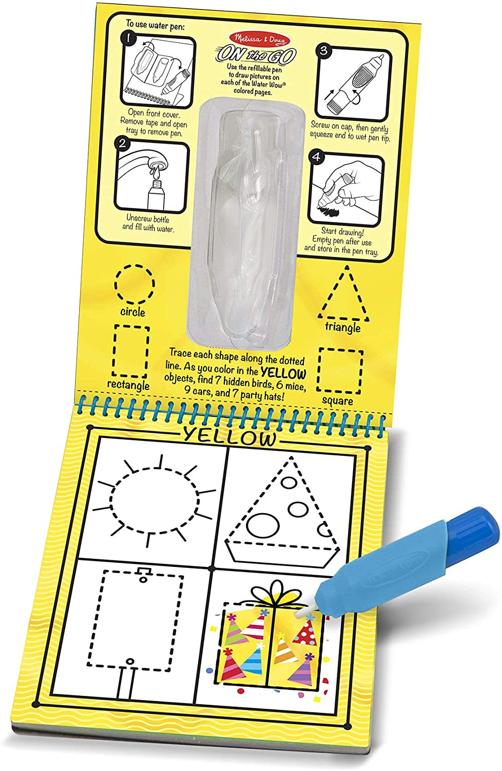 Foto 8 pulgar | Almohadillas De Actividad Melissa & Doug Water Wow - Venta Internacional
