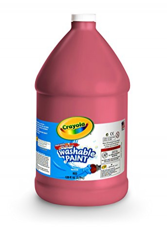 Paint Crayola Lavable Rojo 1 Galón  - Venta Internacional