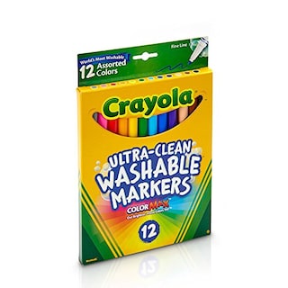 Foto 4 | Rotuladores Crayola Fine Line Lavables 12 Unidades - Venta Internacional