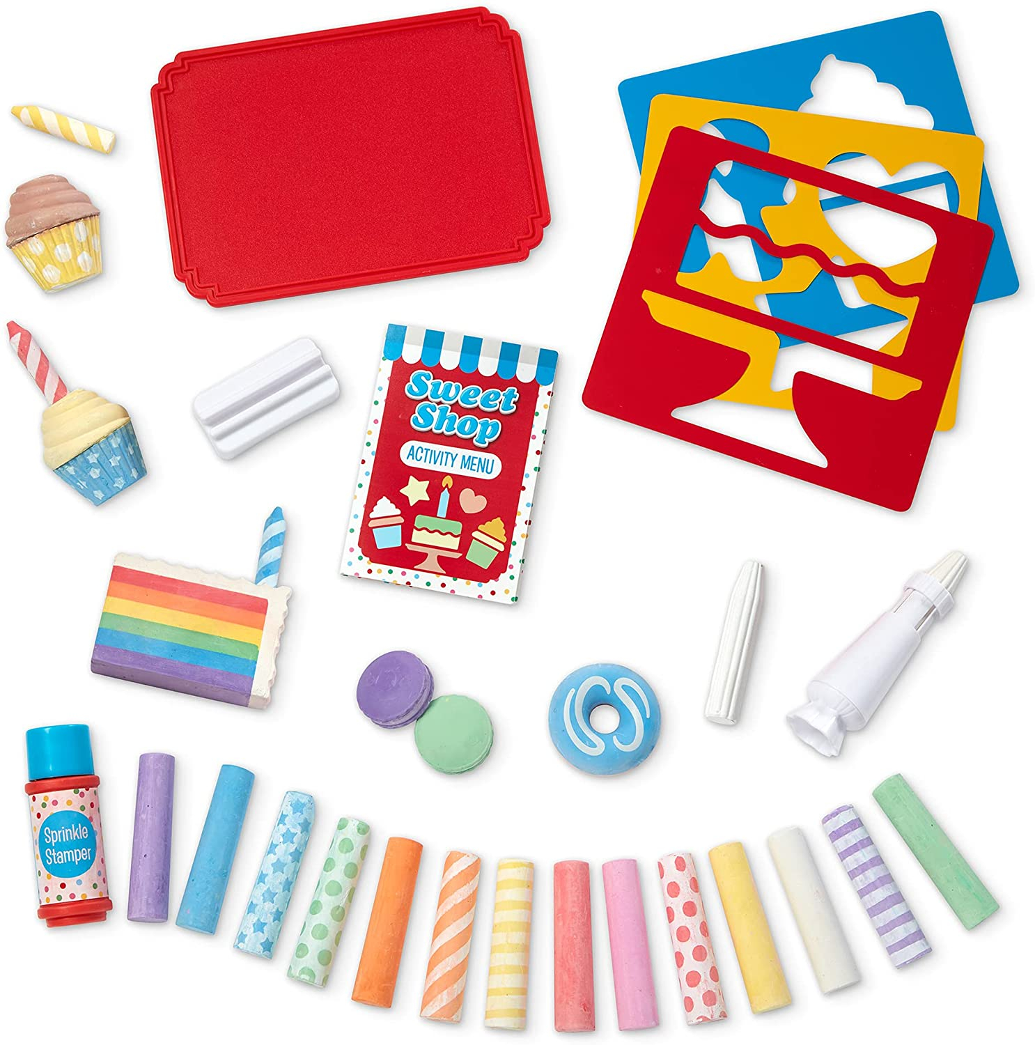 Set De Juego Chalk And Holders Melissa & Doug Sweet Shop 33 Piezas - Venta Internacional