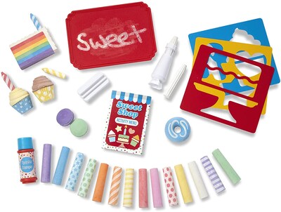 Foto 6 | Set De Juego Chalk And Holders Melissa & Doug Sweet Shop 33 Piezas - Venta Internacional