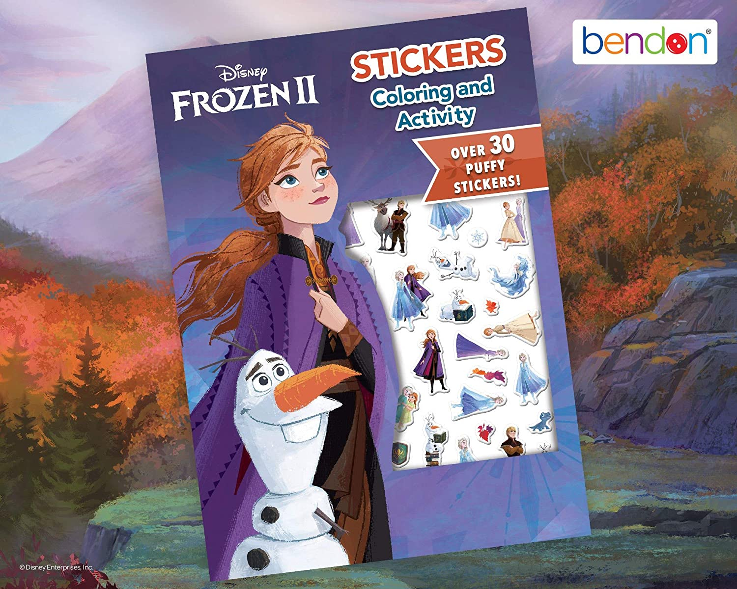 Foto 4 pulgar | Libro para Colorear Y Actividades De Disney Frozen 2 Con Pegatinas Hinchadas - Venta Internacional
