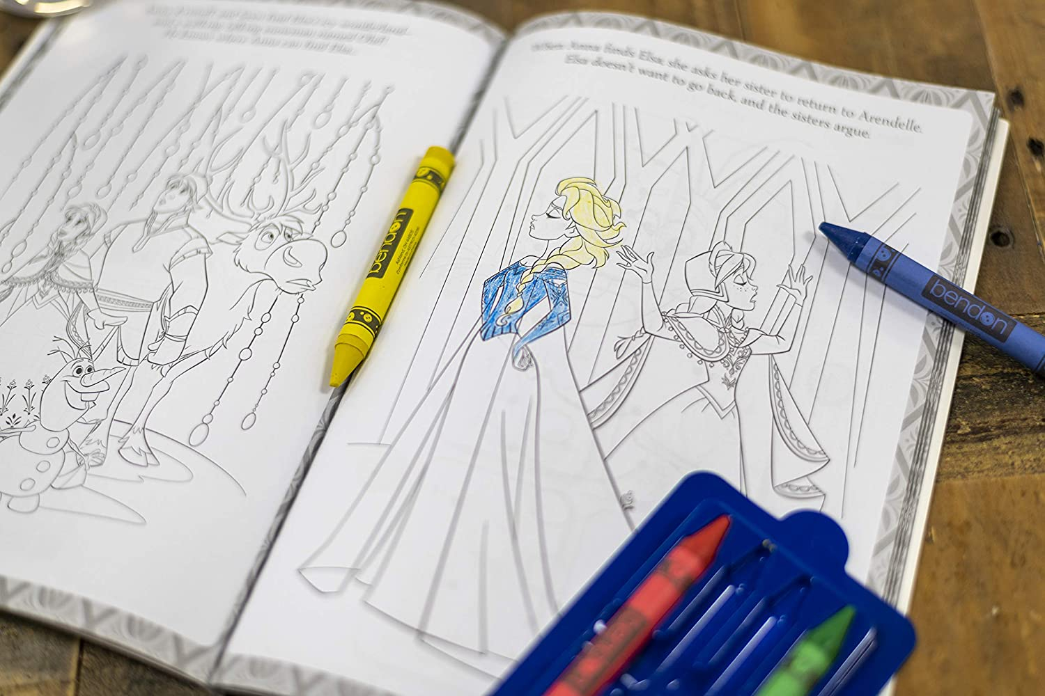 Foto 6 pulgar | Libro para Colorear Y Actividades De Disney Frozen 2 Con Pegatinas Hinchadas - Venta Internacional