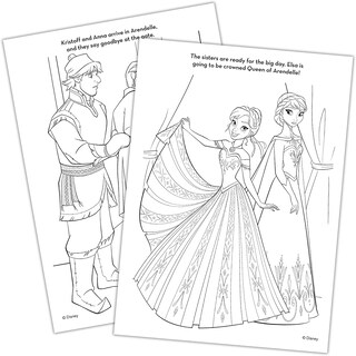 Foto 6 | Libro para Colorear Y Actividades De Disney Frozen 2 Con Pegatinas Hinchadas - Venta Internacional