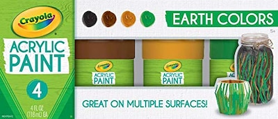 Foto 1 | Juego De Pinturas Crayola En Tonos Tierra - Venta Internacional