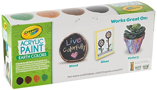 Foto 3 | Juego De Pinturas Crayola En Tonos Tierra - Venta Internacional