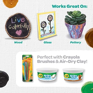 Foto 4 | Juego De Pinturas Crayola En Tonos Tierra - Venta Internacional