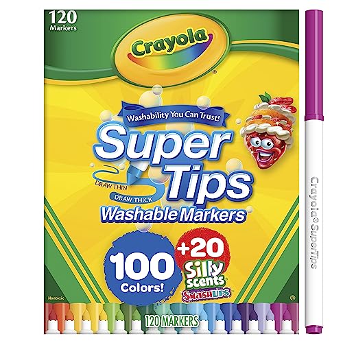 Foto 4 pulgar | Juego de Rotuladores Crayola Lavable 120 Unidades - Venta Internacional