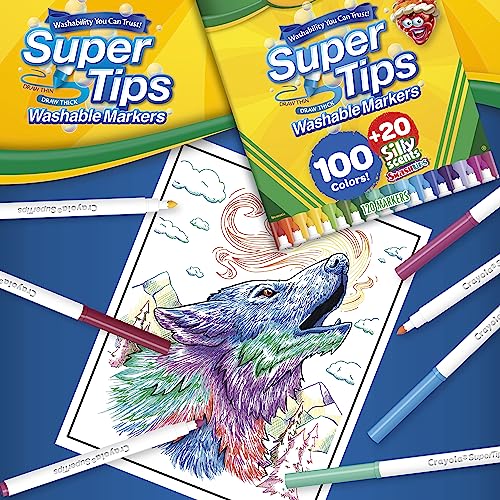 Foto 6 pulgar | Juego de Rotuladores Crayola Lavable 120 Unidades - Venta Internacional