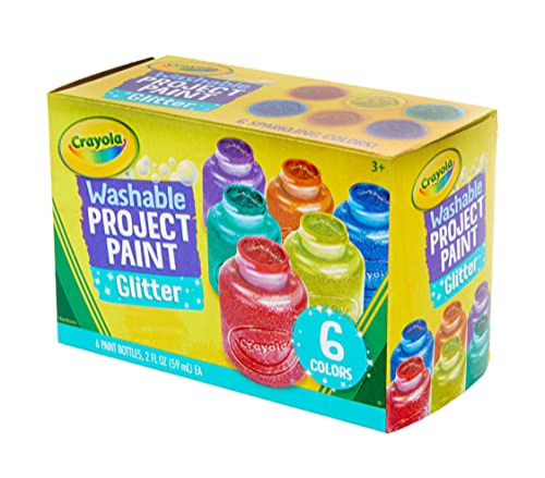 Foto 3 pulgar | Purpurina Lavable Paint Crayola 6 Colores 60 Ml para El Aula - Venta Internacional
