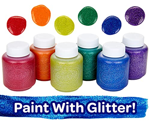 Foto 4 pulgar | Purpurina Lavable Paint Crayola 6 Colores 60 Ml para El Aula - Venta Internacional