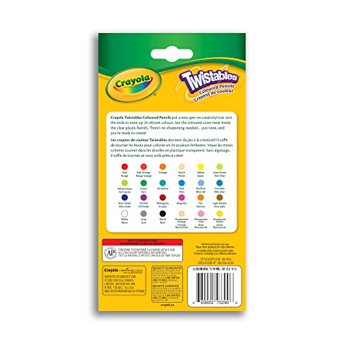 Foto 4 pulgar | Lápices de Colores Crayola Twistables 24 - Venta Internacional