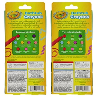 Foto 4 | Marcadores de Bañera Crayola Taste Beauty Lavables 10 Crayones - Venta Internacional