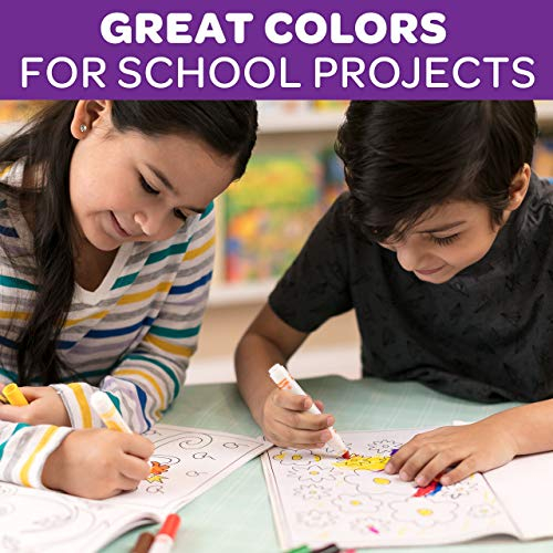 Foto 6 | Marcadores Crayola Punta Ancha 12 Paquetes con 10 Crayones C/U - Venta Internacional
