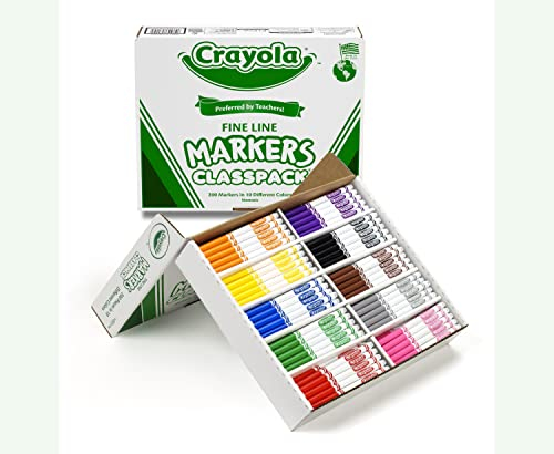 Foto 8 pulgar | Rotuladores Crayola Multicolor Punta Fina 200 Piezas - Venta Internacional