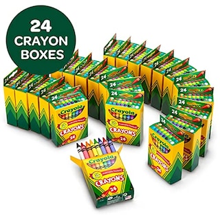 Foto 5 | Crayones Crayola Multicolores 24 Paquetes con 24 Colores C/U - Venta Internacional