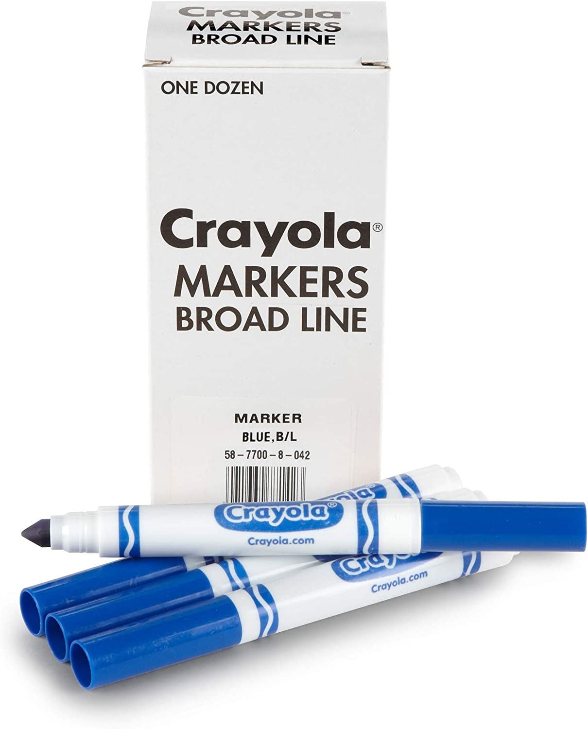 Foto 2 pulgar | Marcadores a Granel Crayola Azul 12 Piezas - Venta Internacional