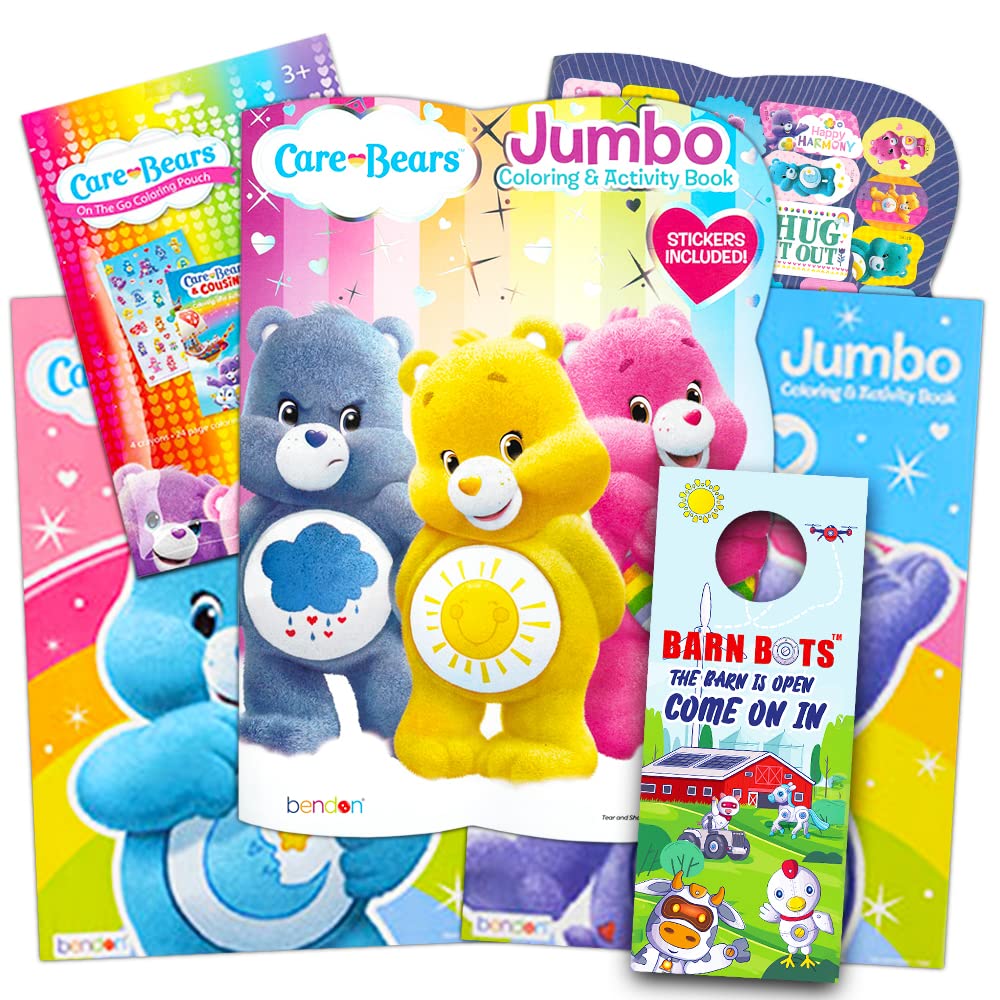 Foto 2 pulgar | Libros para Colorear y Actividades Bendon Care Bears Jumbo 96 Páginas - Venta Internacional
