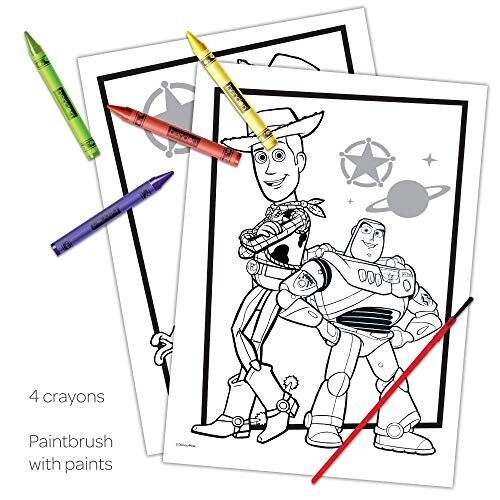 Libro para Colorear Disney Toy Story 4 con Pinturas Crayones y Lapiz Venta Internacional Coppel