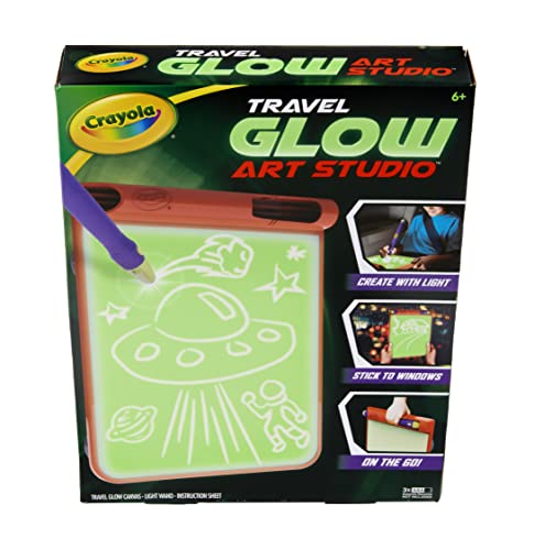 Foto 3 pulgar | Glow Art Studio Crayola Travel con Varita de Luz y Lienzo Brillante - Venta Internacional