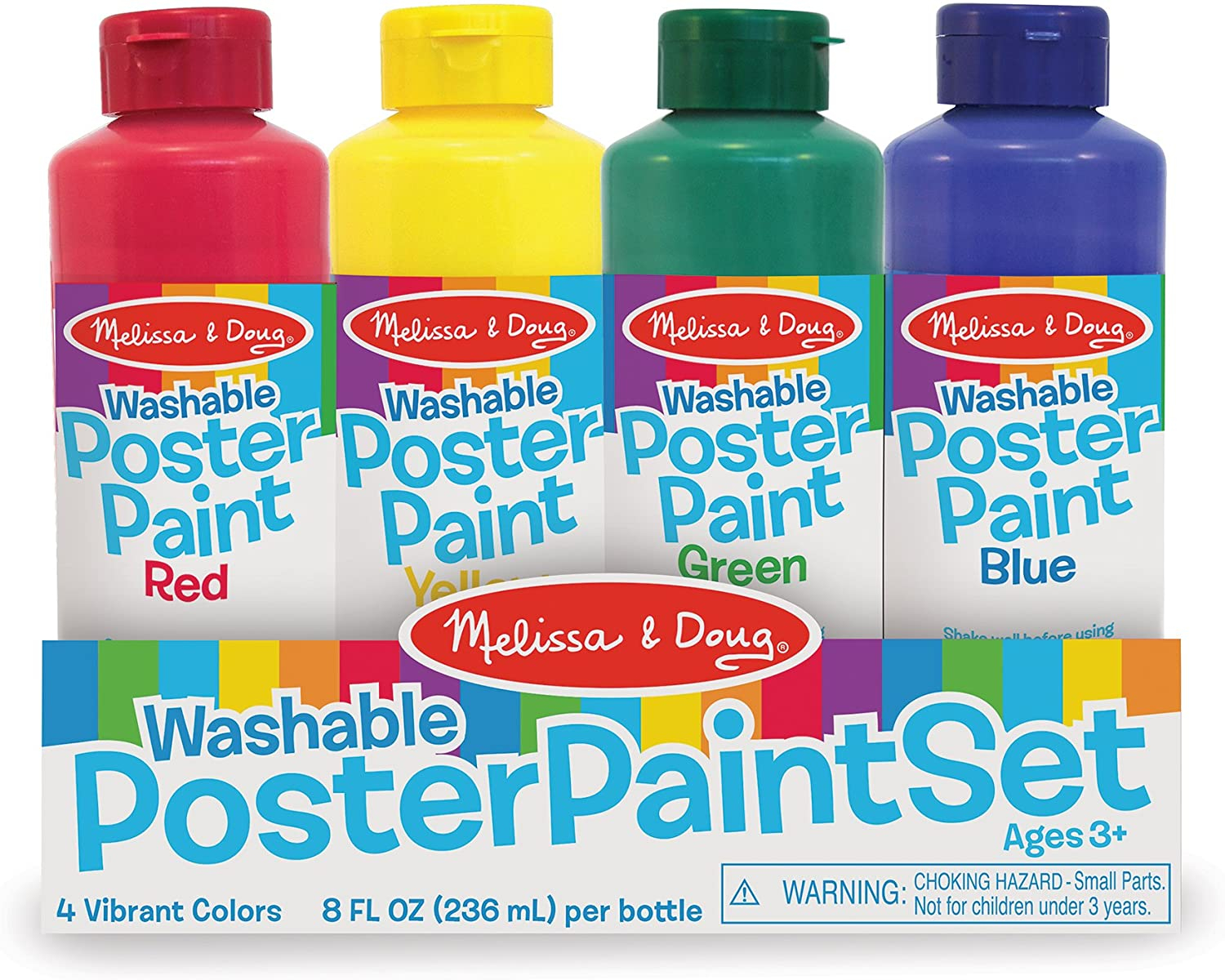 Foto 2 pulgar | Set de Pintura para Póster Melissa & Doug Lavable 4 Colores 236 Ml - Venta Internacional