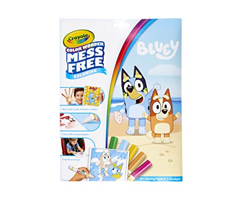 Foto 2 pulgar | Marcadores y Páginas para Colorear Crayola Bluey Color Wonde - Venta Internacional