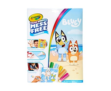 Foto 1 | Marcadores y Páginas para Colorear Crayola Bluey Color Wonde - Venta Internacional