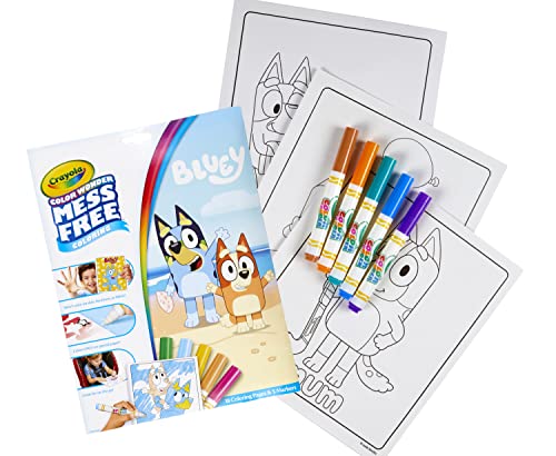 Foto 3 pulgar | Marcadores y Páginas para Colorear Crayola Bluey Color Wonde - Venta Internacional