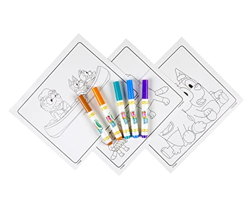 Foto 4 pulgar | Marcadores y Páginas para Colorear Crayola Bluey Color Wonde - Venta Internacional