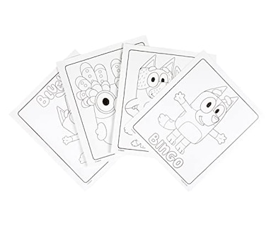 Foto 4 | Marcadores y Páginas para Colorear Crayola Bluey Color Wonde - Venta Internacional