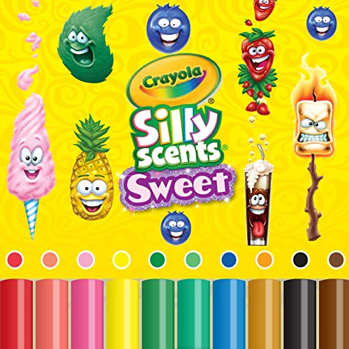 Foto 5 pulgar | Marcadores Crayola Silly Scents Lavables 10 Unidades - Venta Internacional