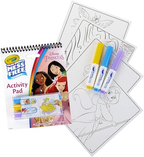 Foto 2 | Bloc para Colorear y Actividades Crayola Color Wonder Disney Princess - Venta Internacional