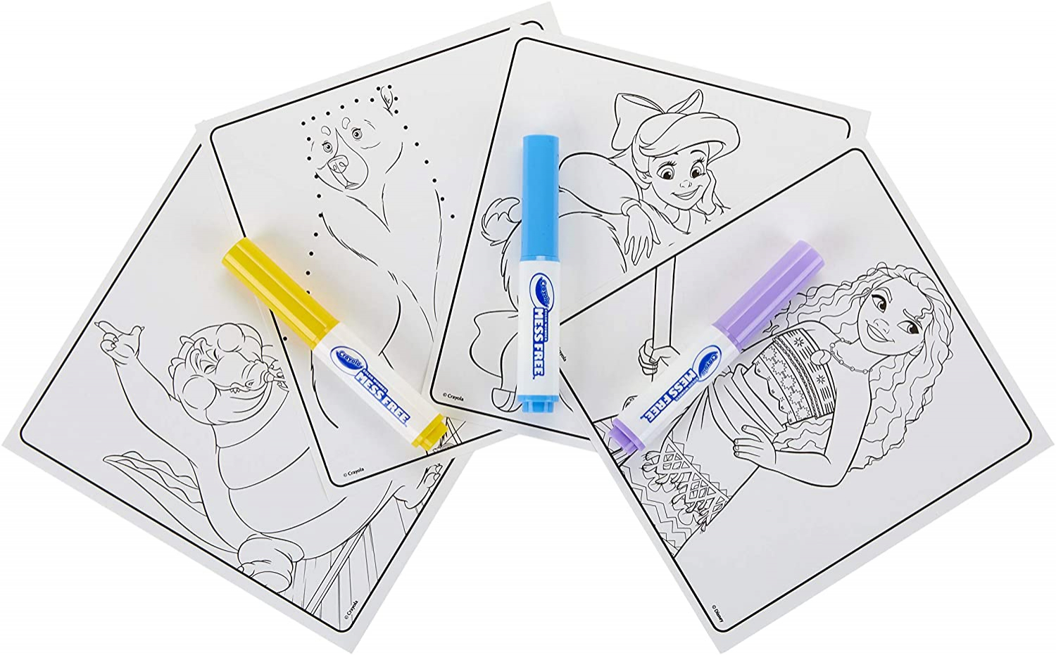 Foto 4 pulgar | Bloc para Colorear y Actividades Crayola Color Wonder Disney Princess - Venta Internacional
