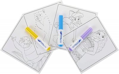 Foto 3 | Bloc para Colorear y Actividades Crayola Color Wonder Disney Princess - Venta Internacional