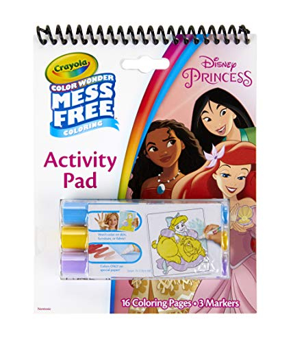 Foto 8 pulgar | Bloc para Colorear y Actividades Crayola Color Wonder Disney Princess - Venta Internacional