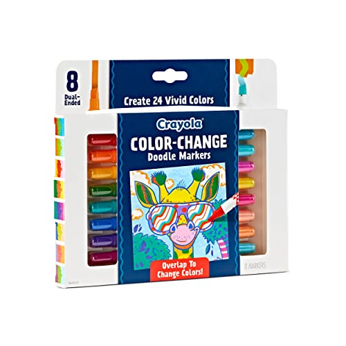 Foto 2 pulgar | Rotuladores Crayola que Cambian de Color 8 Unidades - Venta Internacional