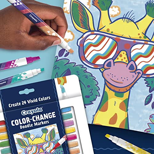 Foto 3 pulgar | Rotuladores Crayola que Cambian de Color 8 Unidades - Venta Internacional