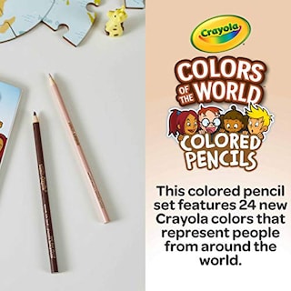 Foto 5 | Lápices Crayola Of The World 24 Tonos - Venta Internacional