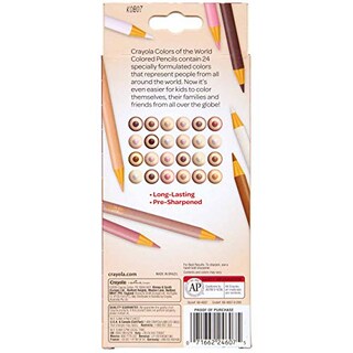 Foto 6 | Lápices Crayola Of The World 24 Tonos - Venta Internacional