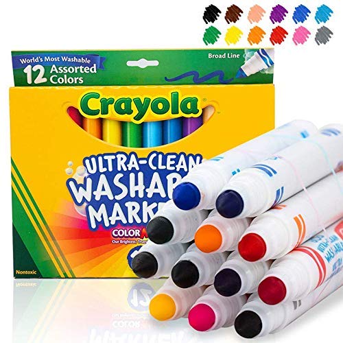 Foto 3 pulgar | Rotuladores Crayola Ultraclean Lavables 12 Unidades Paquete De 2 - Venta Internacional